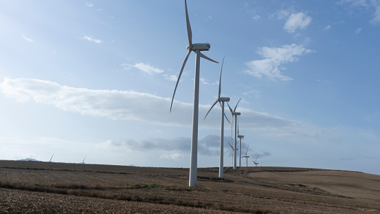 wind turbine windmills in tarifa