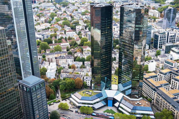 istock View of Frankfurt from a skyscraper, Germany 1432310003