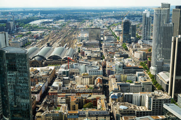 istock View of Frankfurt from a skyscraper, Germany 1432310481