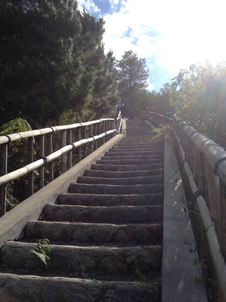 istock Stair to the mountain 1432310786