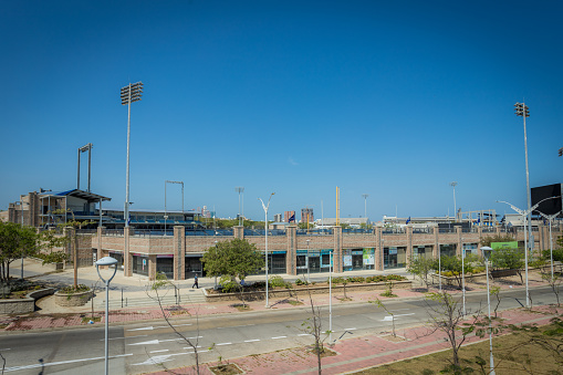 The Barranquilla Baseball Stadium is a stage for the practice of baseball in Barranquilla, Colombia. It was built on the site where the Tomás Arrieta stadium was located