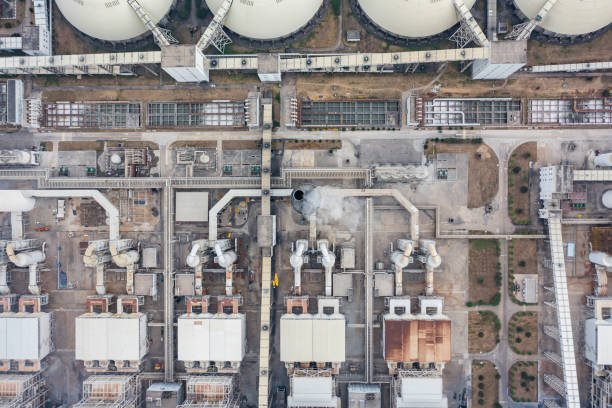 istock Partial close-up of thermal power plant 1432316563