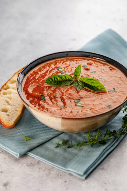 istock Homemade Tomato Basil Soup 1432328279
