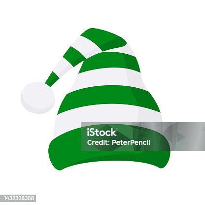 istock Cartoon Christmas Hat. Vector Isolated Stock Illustration 1432328358