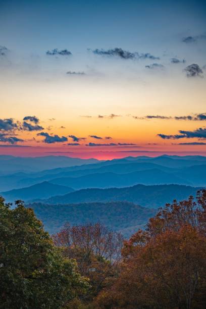 istock Sunset in the Great Smoky Mountains 1432330347