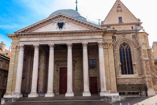 istock St. Peter's Cathedral in Geneva, Switzerland 1432332241