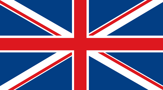 UK flag illustration. Abstract background, banner. High quality photo