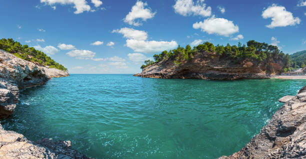istock Summer Baia della Pergola beach, Puglia, Italy 1432340645