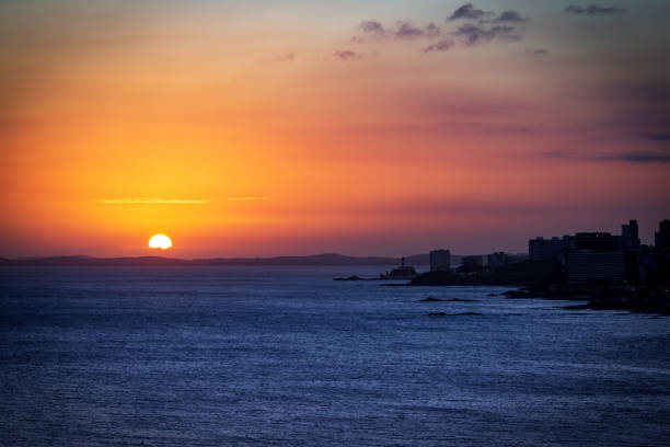 istock Sunset in the Brazilian Sea 1432340803