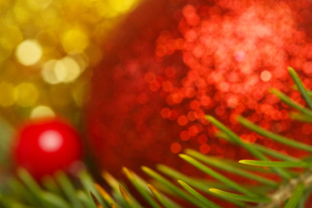 istock Abstract festive defocused red glittered bouble background. 1432350779