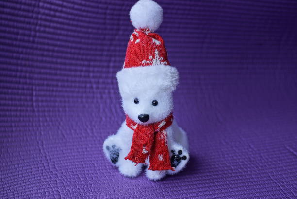 istock one small white teddy christmas bear toy 1432352430