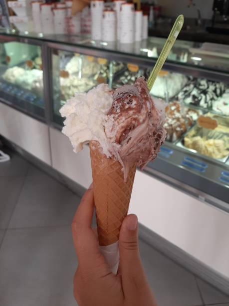 istock Cookies and banana ice cream 1432355581