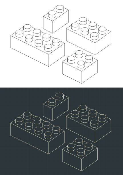 Building Block Drawing 7,200+ Building Blocks Drawings Stock Photos, Pictures & Royalty-Free ...
