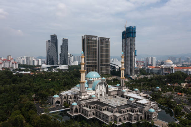 istock Drone view of Masjid Wilayah 1432359177