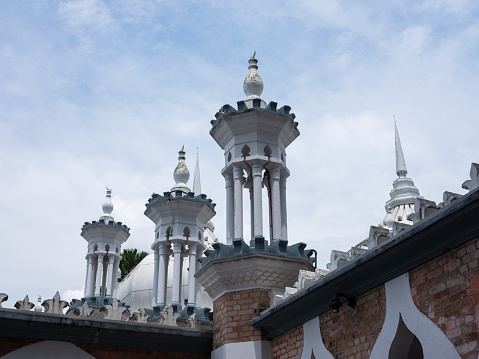 Detail shot of Masjid Sultan Abdul Samad architecture in Malaysia