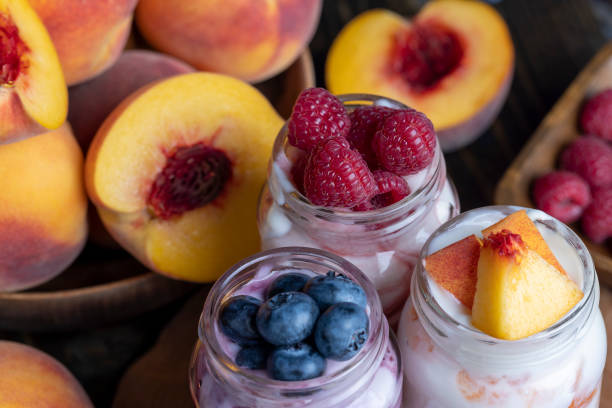 istock Sliced ripe and very soft peaches, 1432366186