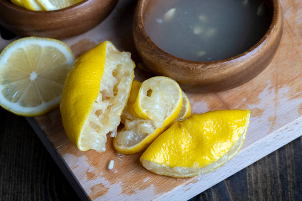 istock Fresh yellow lemon with lots of juice 1432366290