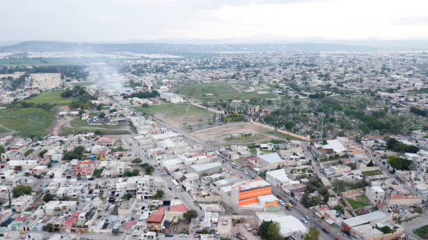 istock aerial shot of warehouse area 1432369094