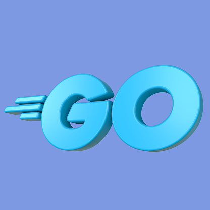 Go Programing Language Icon Logo 3d Golang Programming Language Logo Stock Illustration - Download Image ...