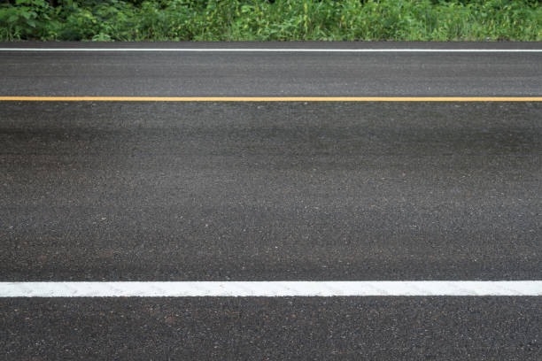 Background of wet asphalt road