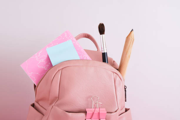 istock Backpack with school supplies. Back to school concept. 1432383130