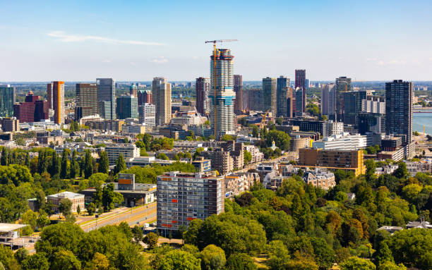 istock Picturesque view of Rotterdam Centrum borough, Netherlands 1432385915