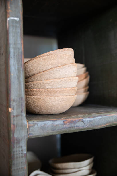 istock Pile of bowls handmade with clay 1432396569