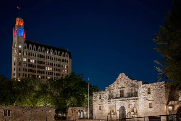 Alamo Plaza in San Antonio, Texas, September 2022.