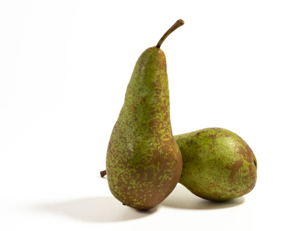 istock Fresh juicy pears on a white background. 1432398164
