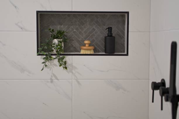 Modern bathroom niche