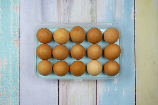 Egg Holder for Refrigerator. 15 Eggs Storage Container