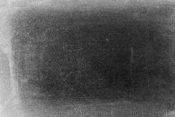 istock Grunge white color chalk texture on blackboard or chalkboard background with copy space 1432406073