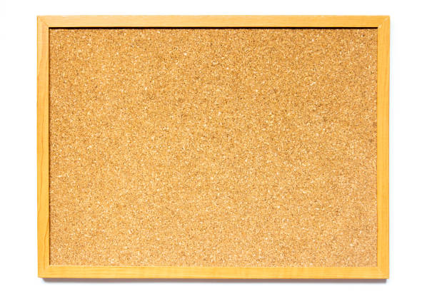 istock Brown cork board on white background with copy space for memo, remind 1432406075