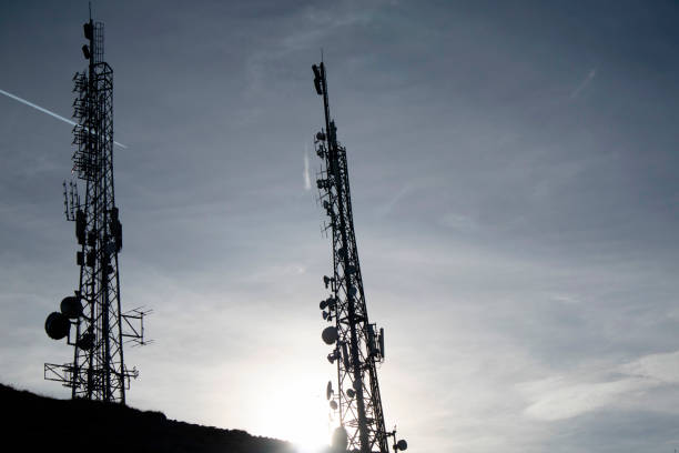 istock Photographic documentation of telecommunications antennas and data exchange 1432415509
