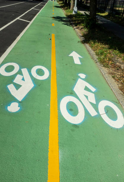 istock Bicycles lanes in the city 1432417644