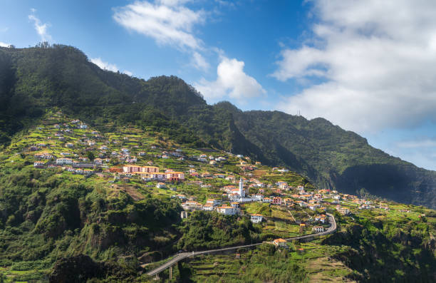istock Landscape with Faial village, Madeira island 1432422290