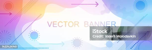 Multi Color Banner Background Multicolor Abstract Background Banner Frame Stock Illustration ...