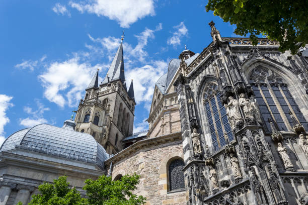 istock Architectural detail of the Aachen Cathedral 1432426867