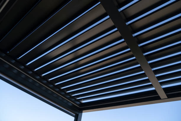 istock Pergola awning in the sunshine photo 1432430436
