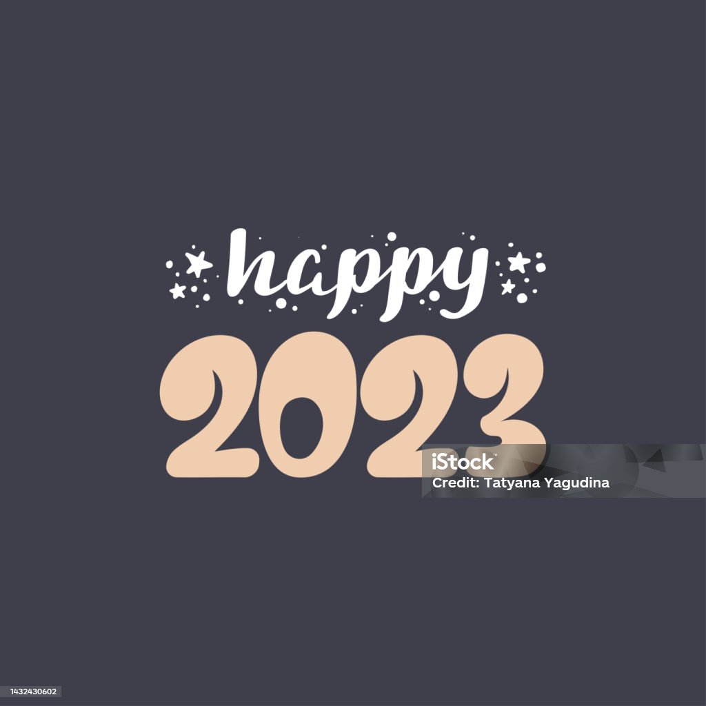 2023 Letras Ilustración de Letras Manuscritas De Happy 2023 y más Vectores Libres ...