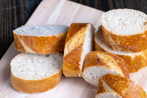 istock sliced into pieces a long baguette with a crispy crust 1432437584