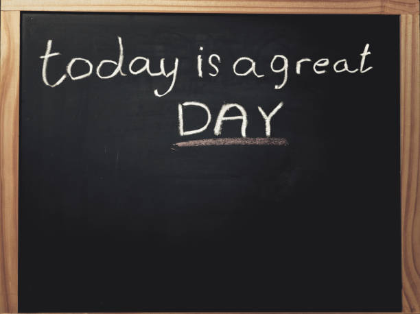 istock word today is a great day written on a black chalk board 1432437608