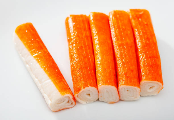 istock Seafood sticks imitation of crab meat 1432441154