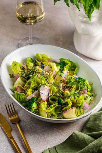 istock roasted brussels sprouts with grapes, Green Vegetables with grapes,nuts and balsamic vinegar 1432443306