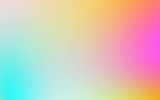 istock Sweet color gradient abstract background. Pink, green, and yellow combination. 1432444034