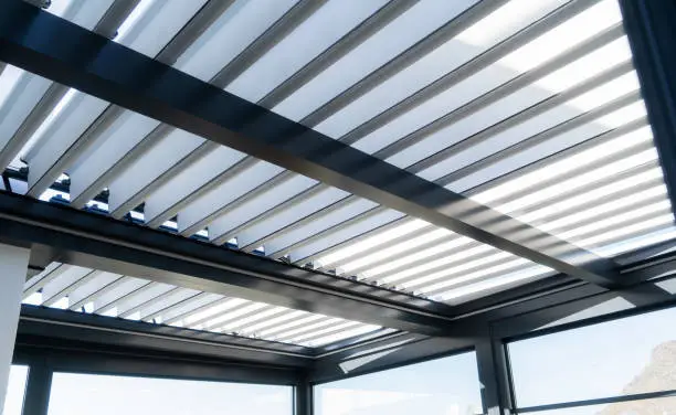garden and roof awning system for luxury homes