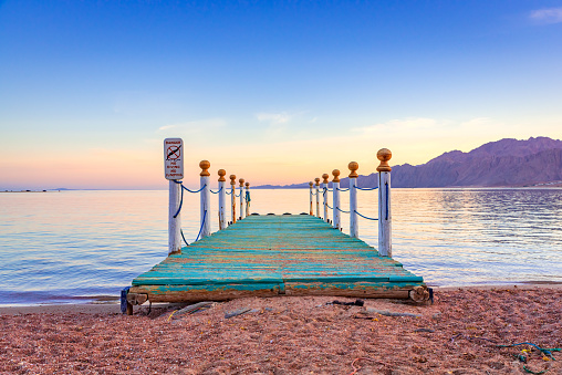Dahab is a small Egyptian town on the southeast coast of the Sinai Peninsula in Egypt.