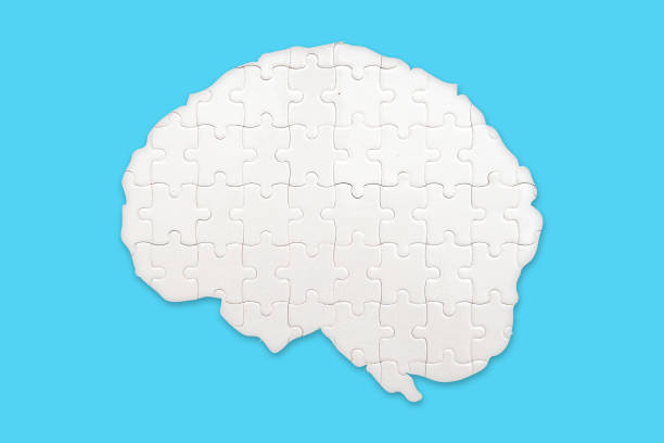 istock Brain jigsaw puzzles to be placed separately on blue. The concept of treating brain disorders 1432458723