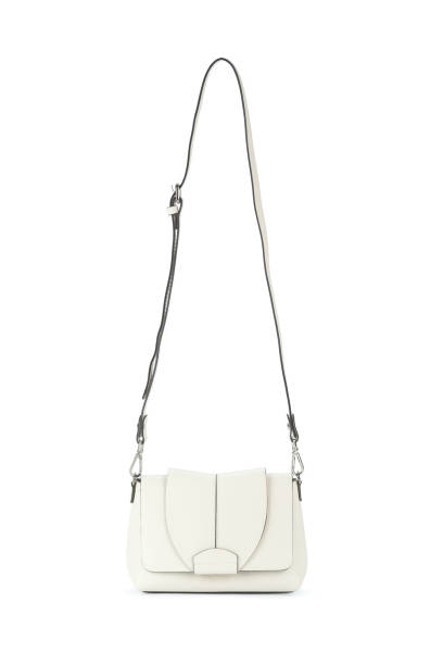 istock Close up of lady's bag isolated on white background 1432476798
