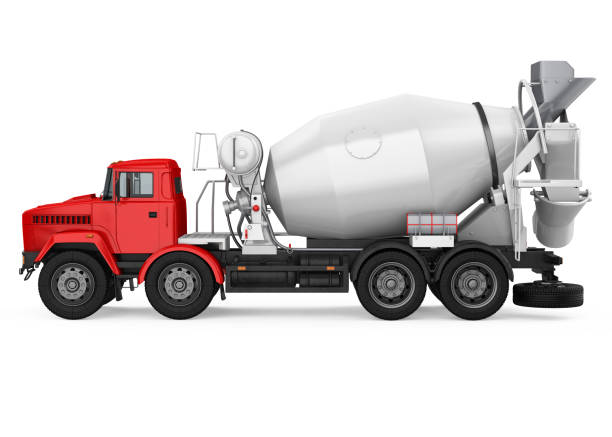 istock Concrete Mixer Truck Isolated 1432479156